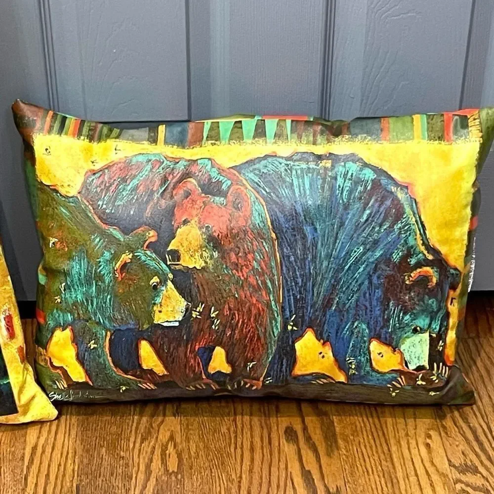 Two Kindred Spirits Decorative Pillows | Bears & Lab